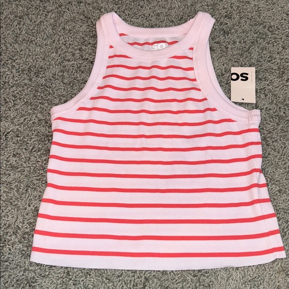 (2) Juniors Ribbed Tank Tops SO (Large) NWT - Picture 7 of 11